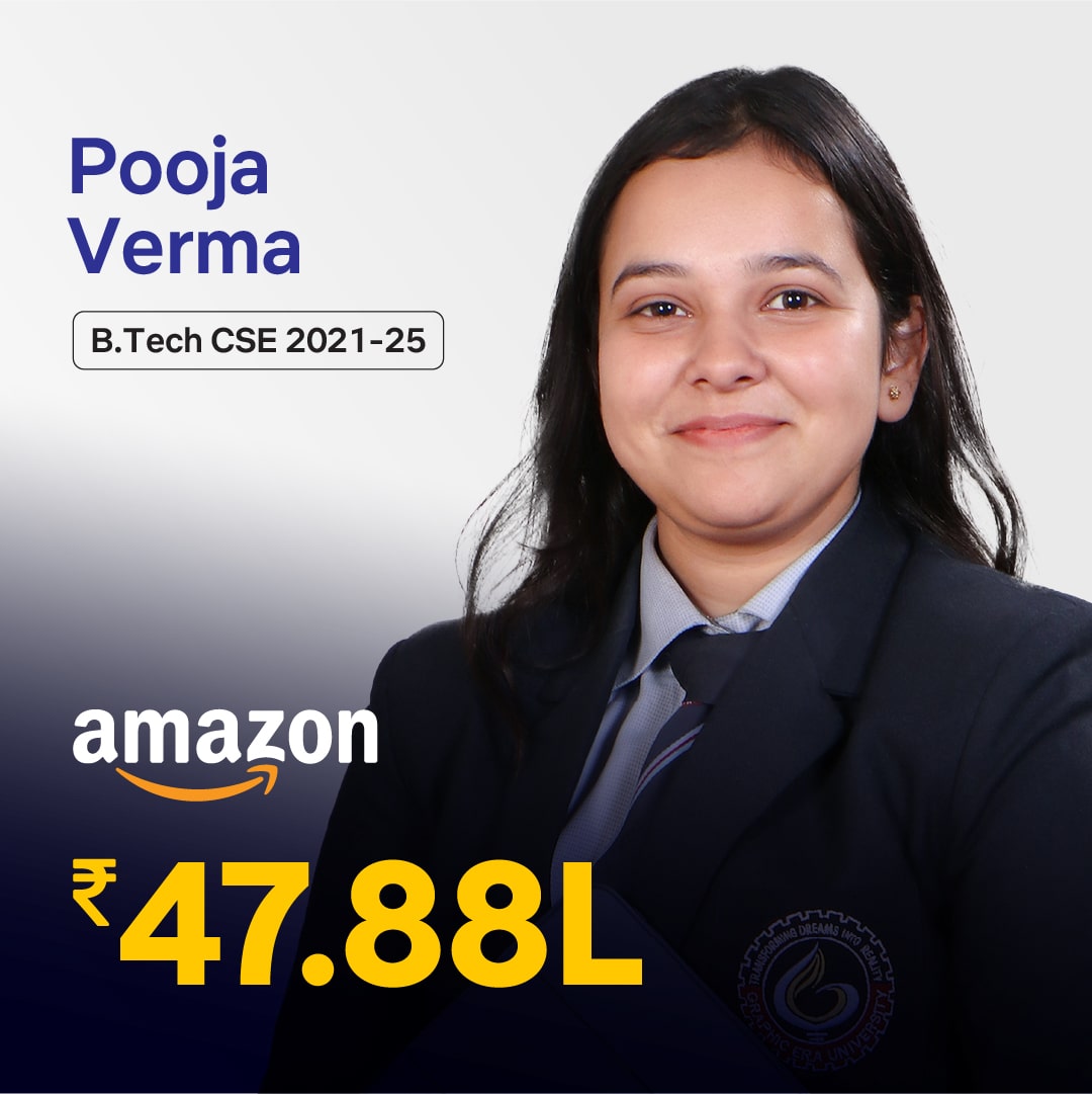 Pooja Verma placed in Amazon